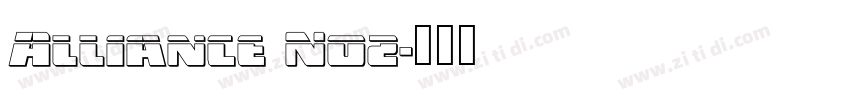 Alliance No2字体转换